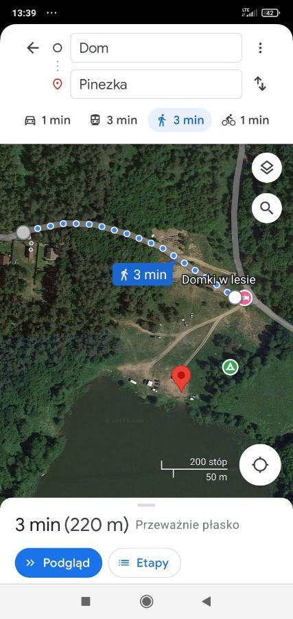 Kaszuby Domek Nad Jeziorem, Las, Grill, Ognisko, Taras, 6 Osob Bozepole Krolewskie Exterior foto